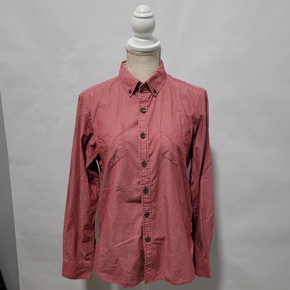 Men's Vintage Kustommade Von Dutch shirt long sleeve button up shirt Size Small